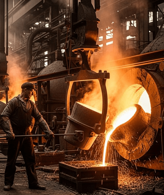Bulk ferroalloy dispatch and raw material logistics by QVC Exports global industrial exporter