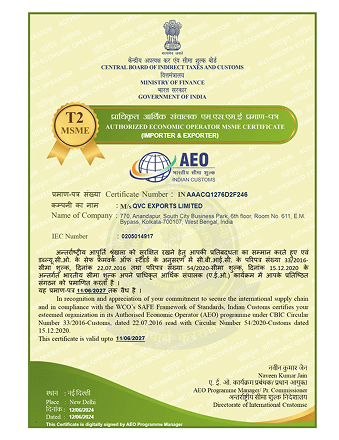 AEO Certification